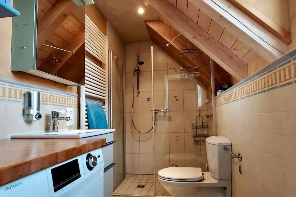 Gemuetliche Ferienwohnung Auf 2 Etagen Mit Dachterrasse 반겐임알가우 외부 사진