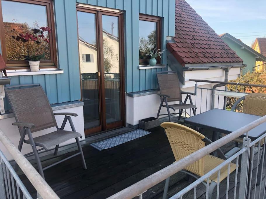 Gemuetliche Ferienwohnung Auf 2 Etagen Mit Dachterrasse 반겐임알가우 외부 사진